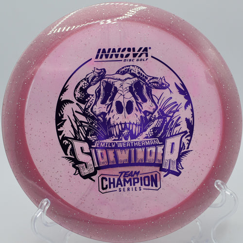 "Moondust Sidewinder by Innova, a beginner-friendly driver with extra glide, now shipping to Milwaukee, WI."
