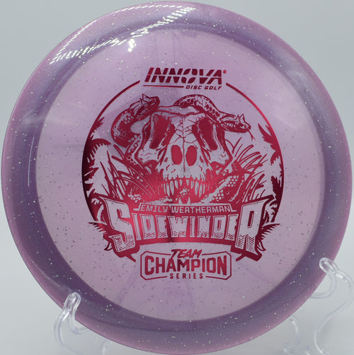 "Buy the Innova Moondust Sidewinder, a disc made for low-power players looking for extra distance, shipping to Salt Lake City, UT."
