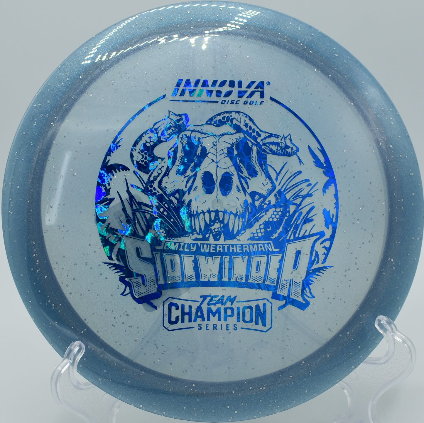 "Innova Moondust Sidewinder, designed for extra-long rollers, now shipping to Baltimore, MD."
