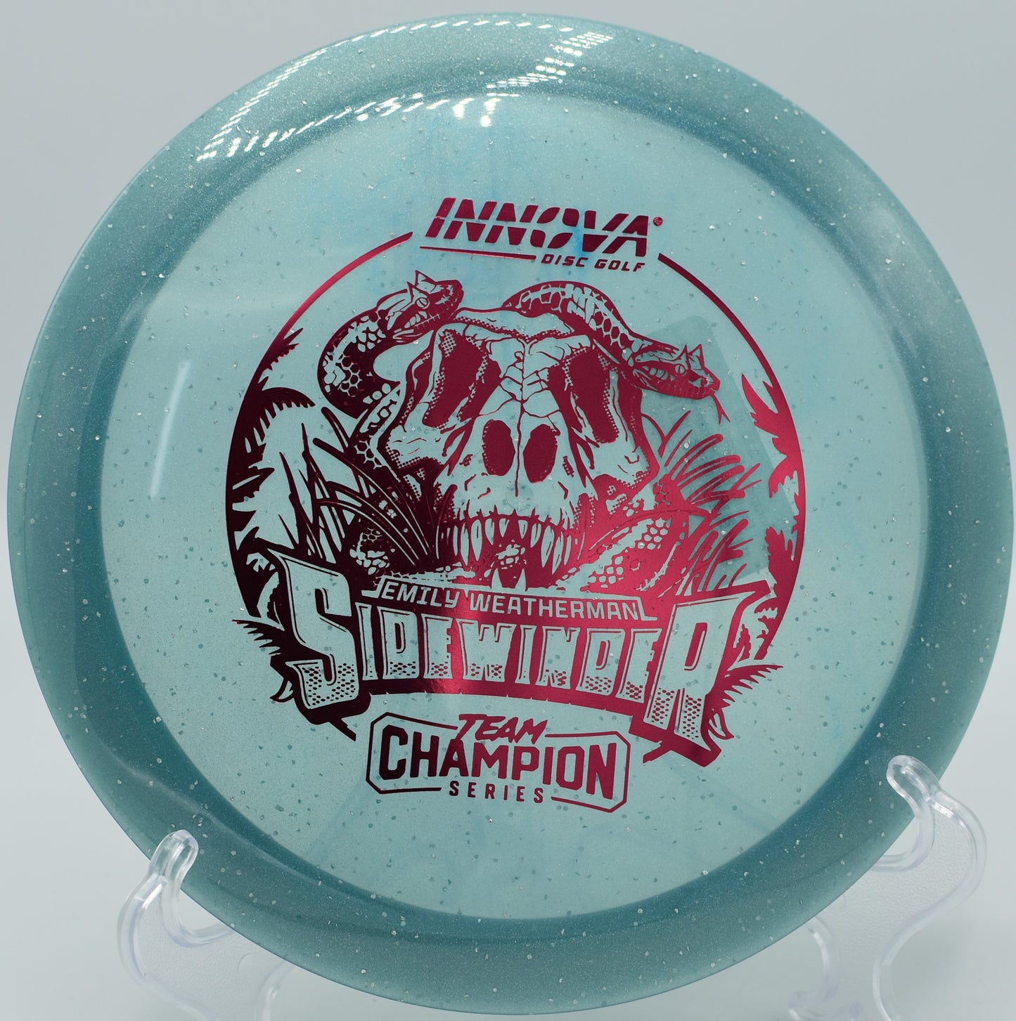 "Innova Moondust Sidewinder, a finesse driver with extreme glide, now available in Raleigh, NC."
