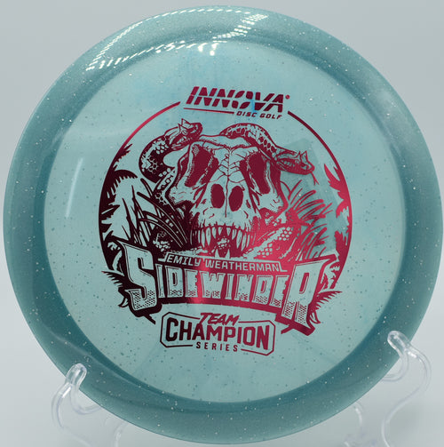 "Innova Moondust Sidewinder, a finesse driver with extreme glide, now available in Raleigh, NC."
