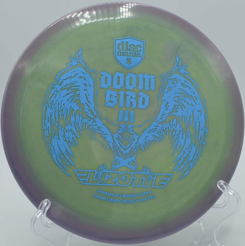 "Discmania DoomBird 3, an overstable power driver built for controlled distance, now available at Flexline Discs in Sacramento, CA."
