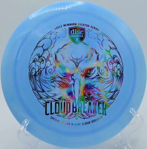 "Discmania Special Blend Cloud Breaker, a high-speed driver built for effortless distance, now in stock at Flexline Discs in Albuquerque, NM."
