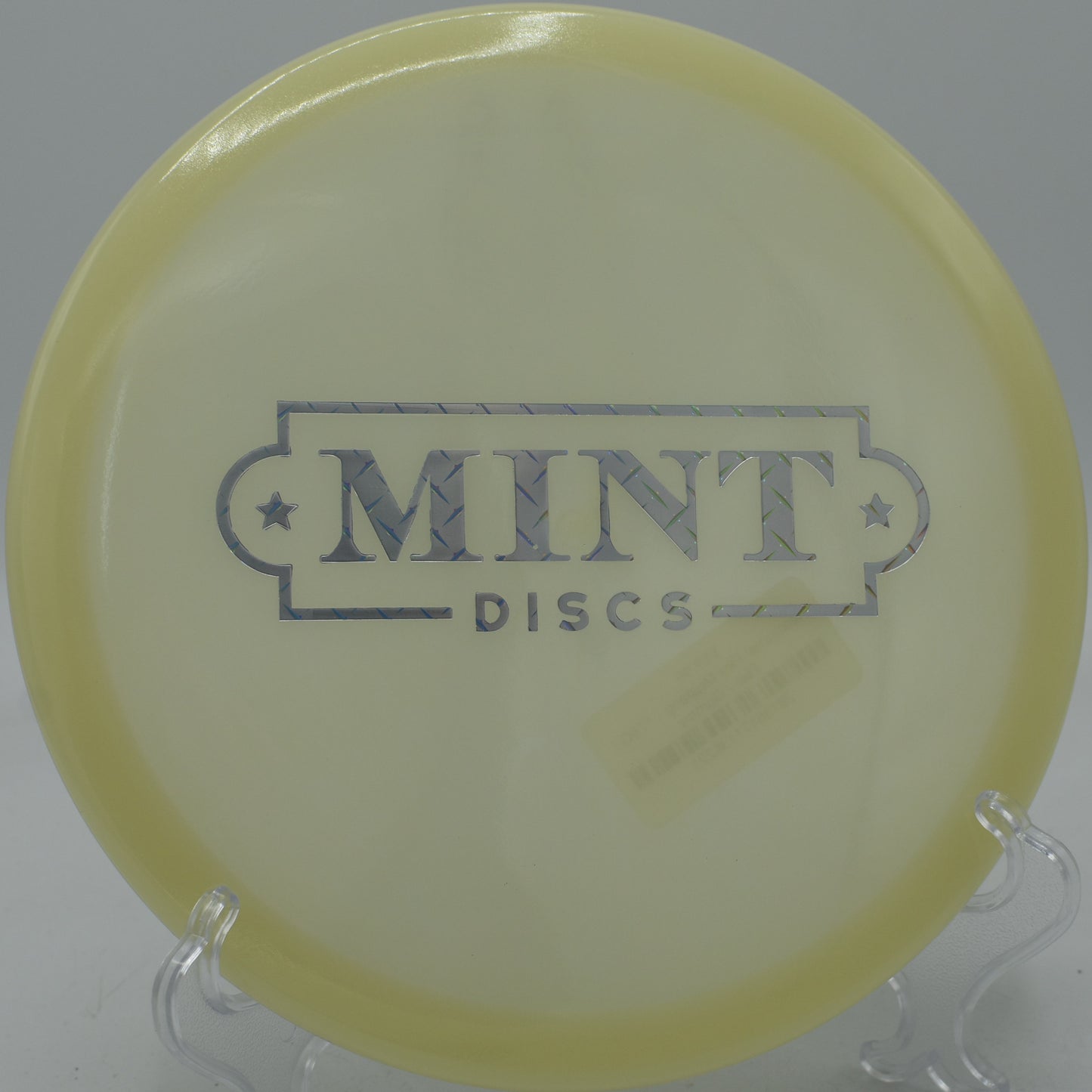 Soft glow of the Nocturnal Flex Mustang released on a backhand line at Northwood Black in Morton, Illinois

