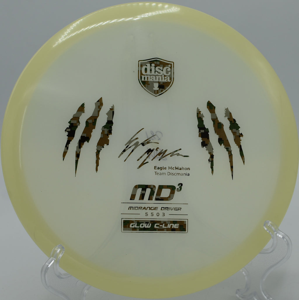"Discmania Glow Claw MD3, a limited-edition midrange built for controlled flights, shipping to Louisville, KY."
