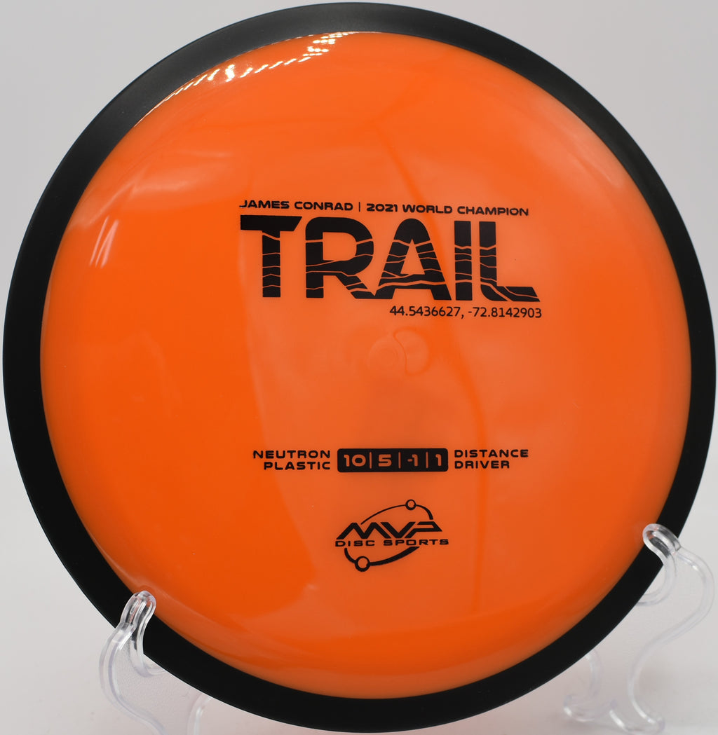MVP Trail flying low and straight at Cliff Drive Disc Golf Course in Kansas City, Missouri

