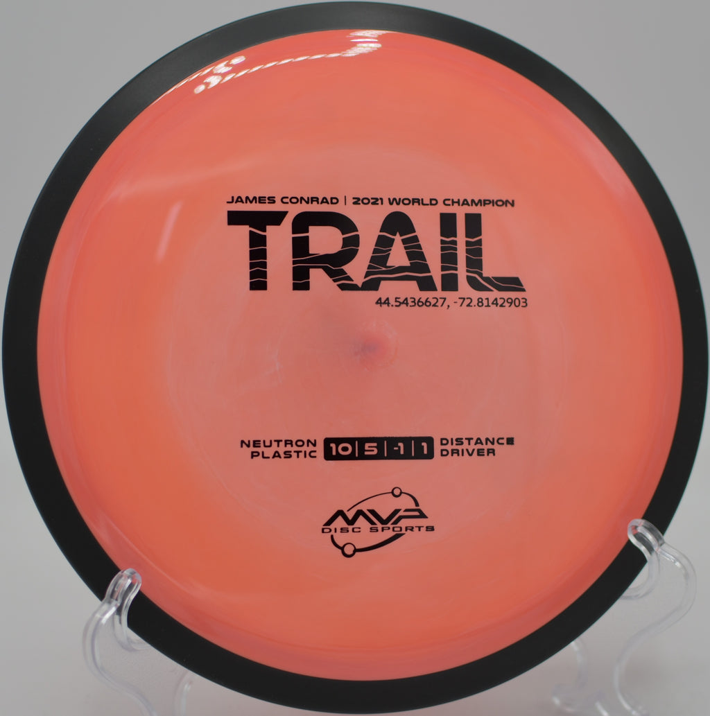 Neutron Trail in the bag before a round at North Cove Disc Golf Course in Marion, North Carolina

