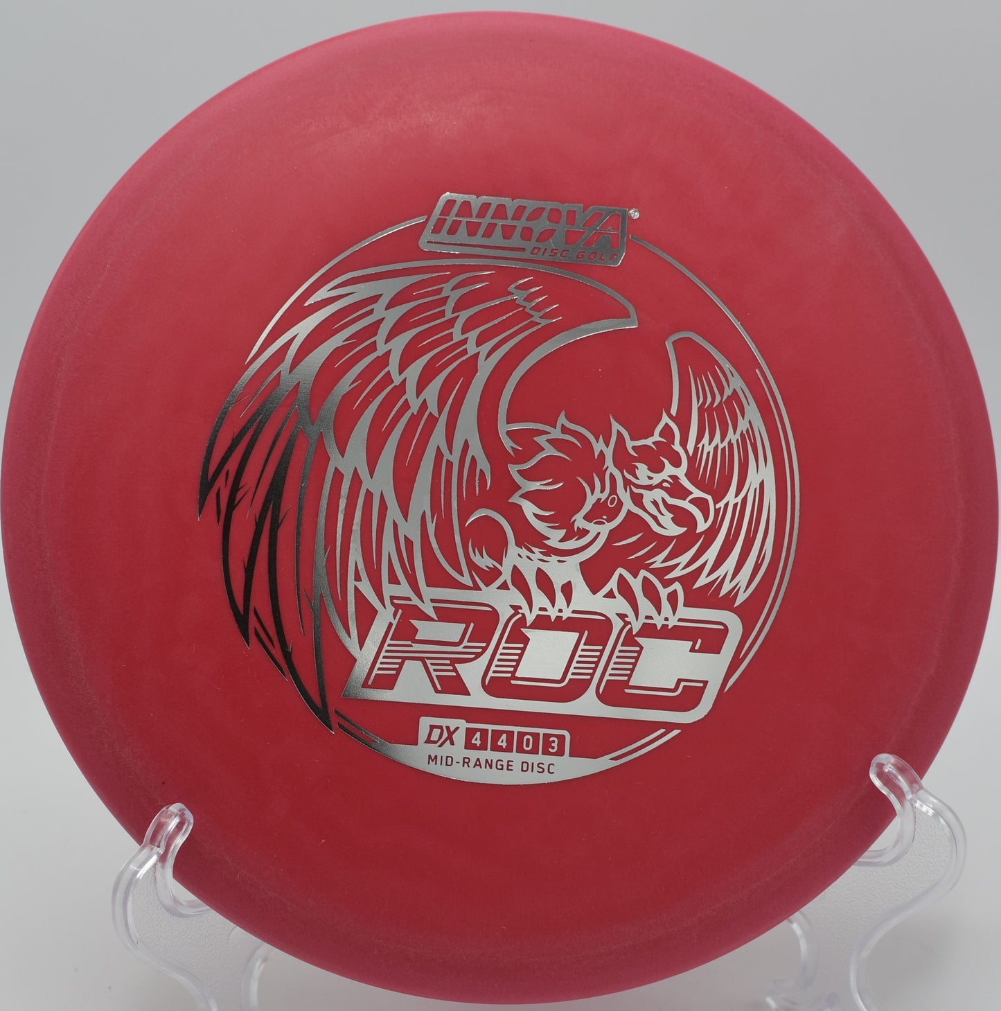 Innova DX Roc with exceptional grip and balanced glide in Spokane, Washington – perfect for midrange control.
