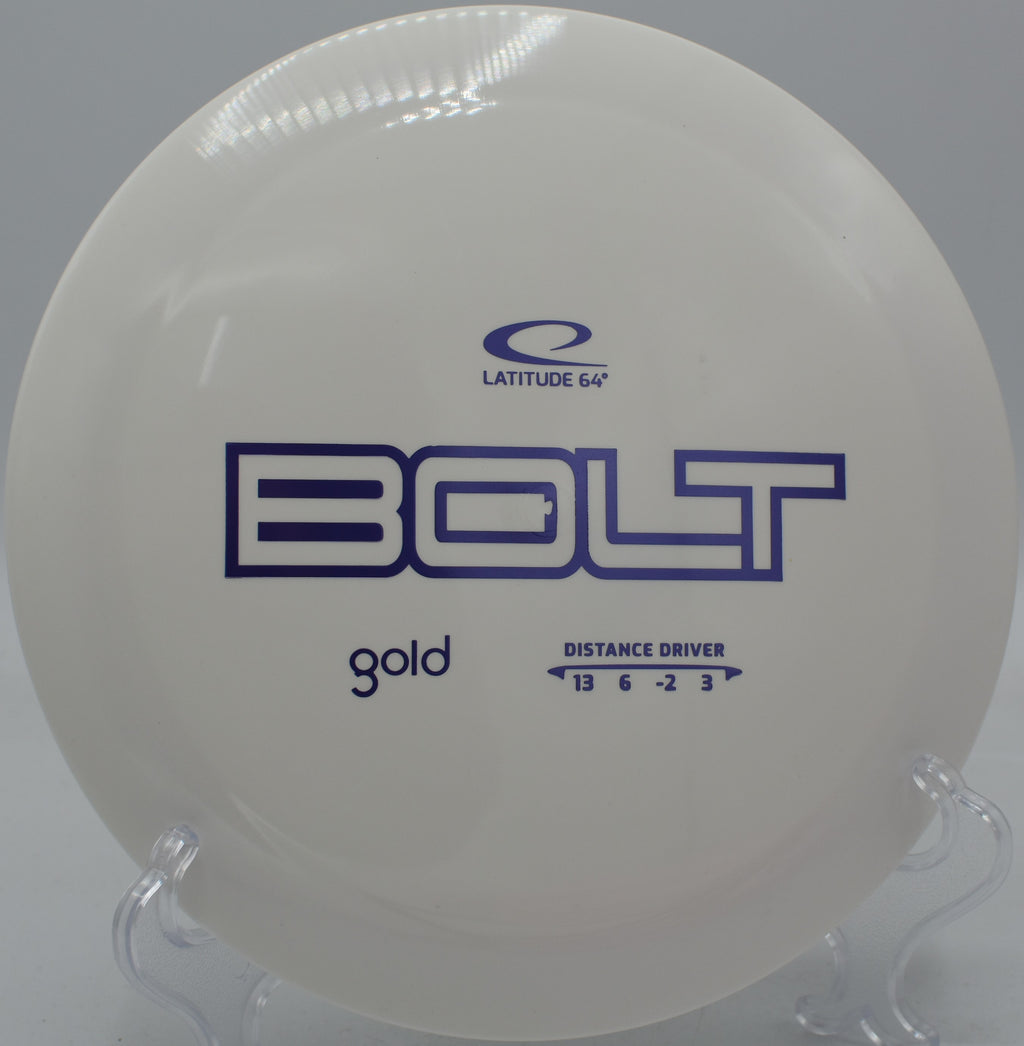 Latitude 64 Gold Bolt finishing with a strong fade at Brown Deer Park Disc Golf Course in Wisconsin

