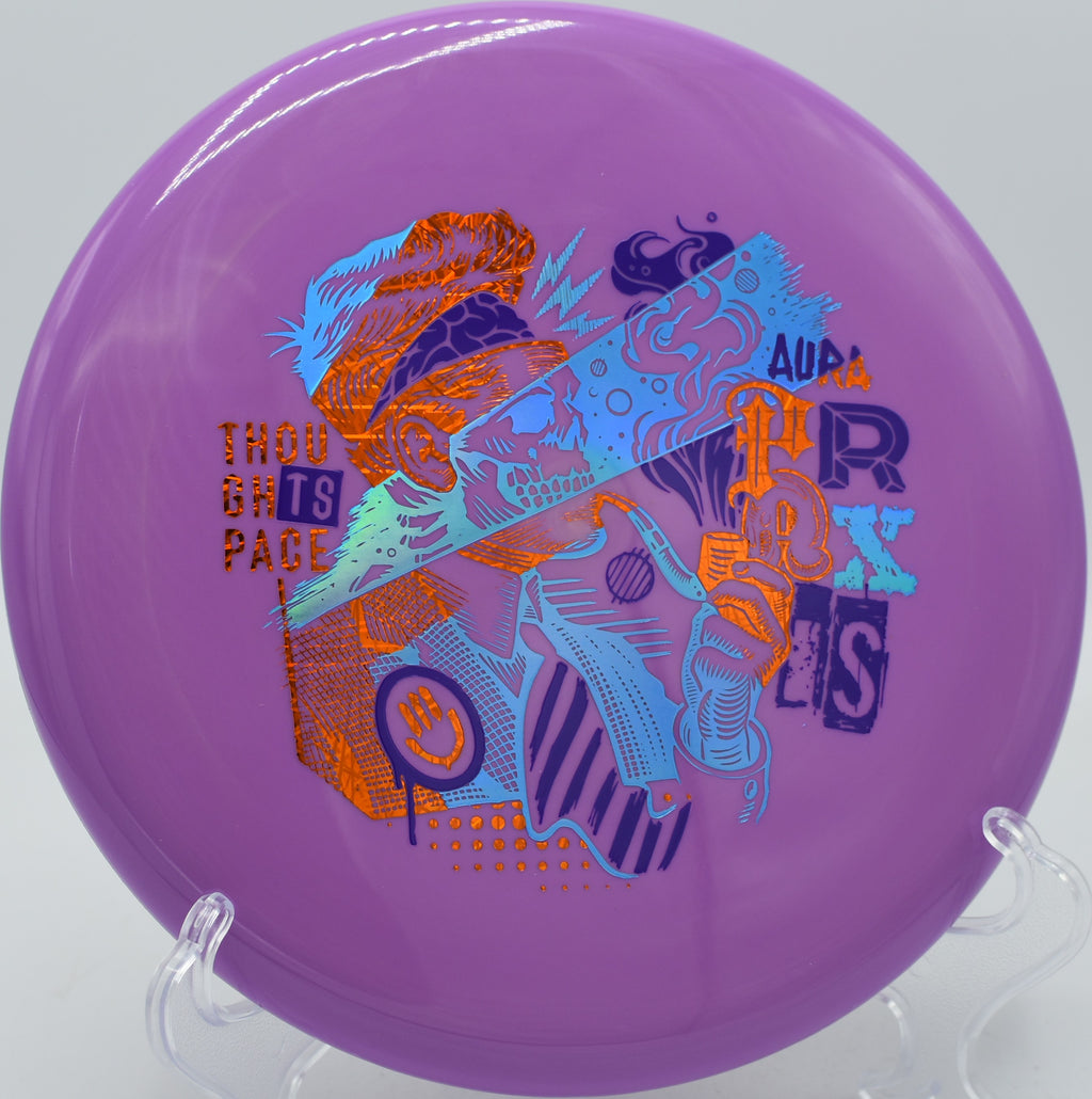 Aura Praxis dropping softly under the basket at Panther Creek DGC in Springfield, Illinois.

