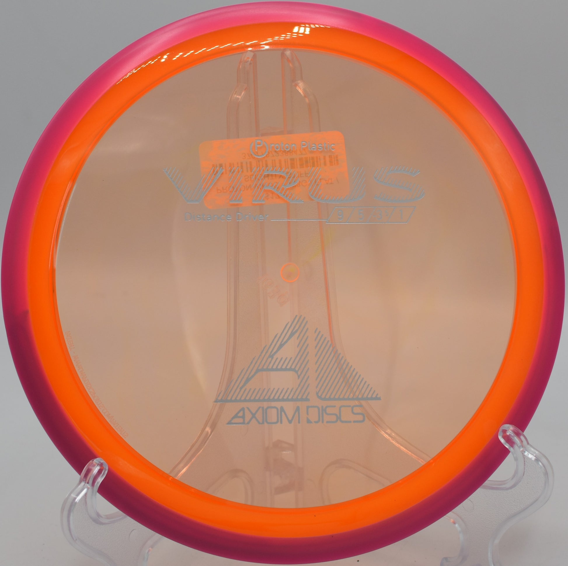 Axiom Proton Virus showcasing effortless glide on Hole 13 at Harmon Hills Disc Golf Course, Fall Branch, Tennessee.
