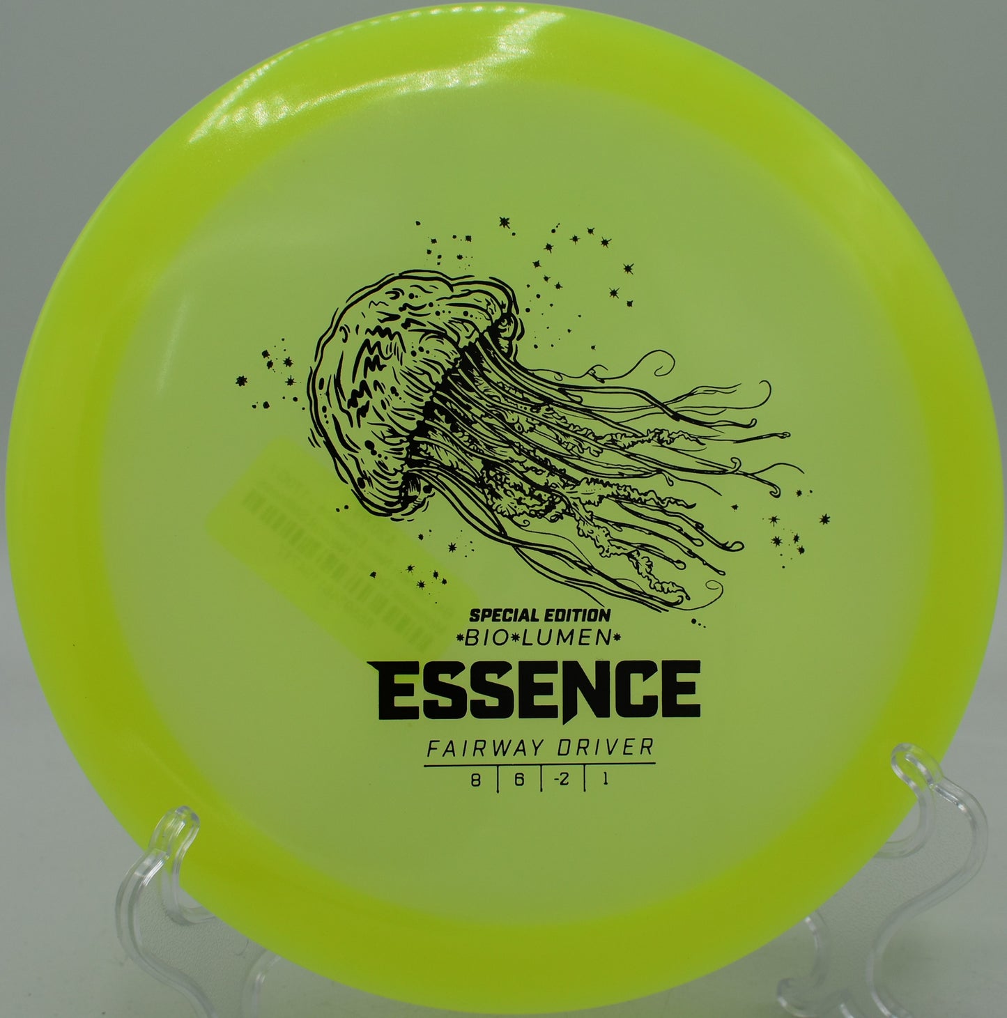 Bio Lumen Essence thrown on a hyzer flip at Evergreen Flying Disc Park in Olympia, Washington

