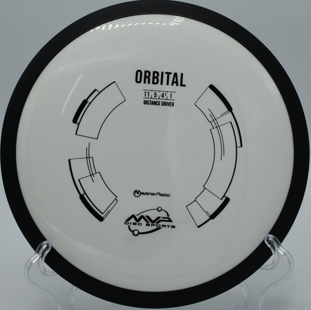 MVP Neutron Orbital landing softly in the fairway on Hole 11 at Water Works Park Disc Golf Course, Kansas City, Missouri.
