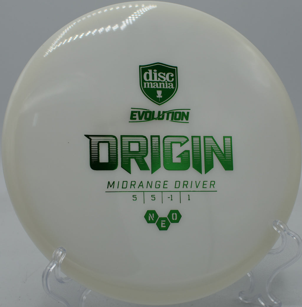 Neo Origin released on a glidey hyzer flip through the woods at Shady Oaks Disc Golf Course in Orangevale, California


