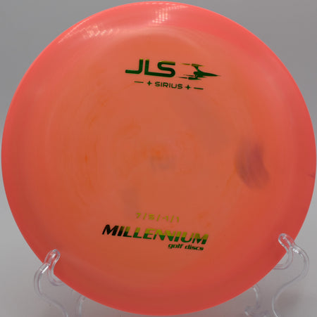 Sirius JLS floating through a tailwind drive on Hole 12 at Hidden Ridge Disc Golf Course, Medina, Ohio.

