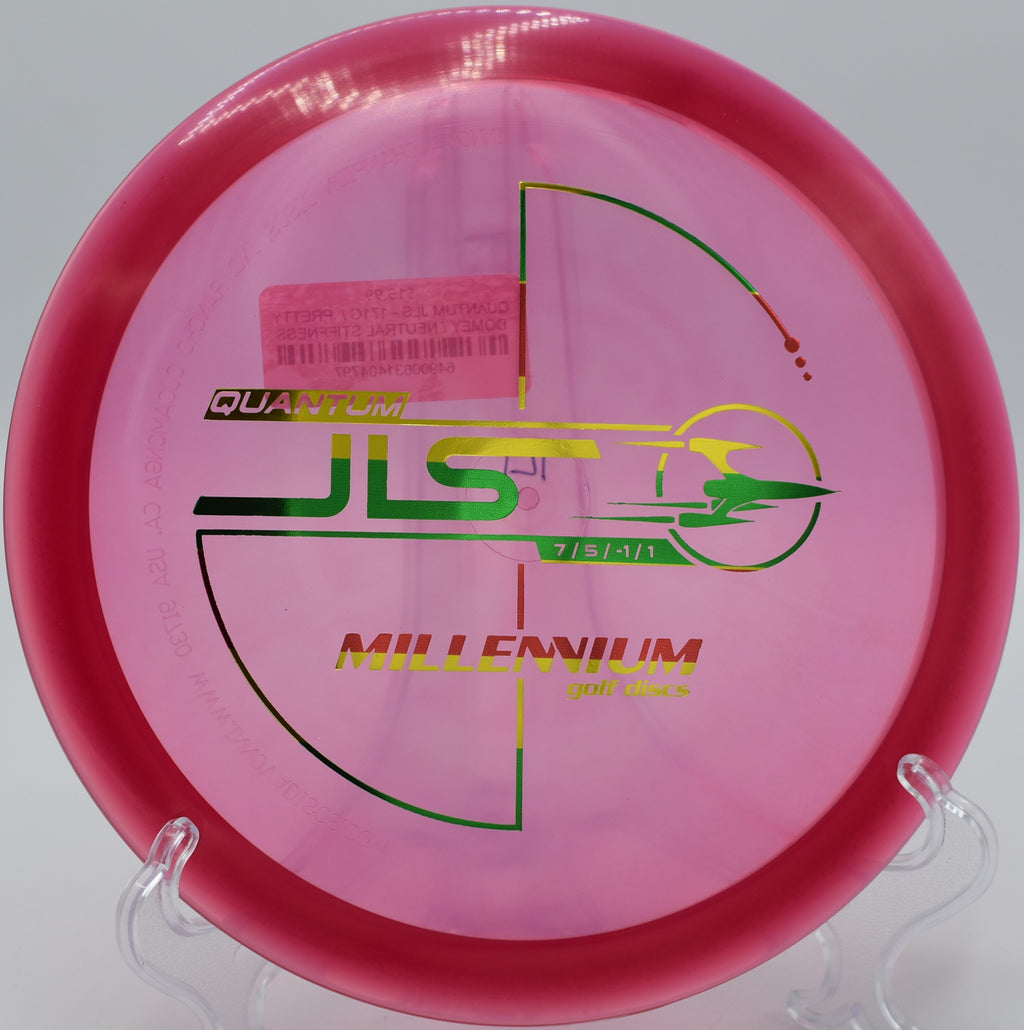 Quantum JLS floating effortlessly toward the pin on Hole 10 at Farragut State Park Disc Golf Course, Athol, Idaho.
