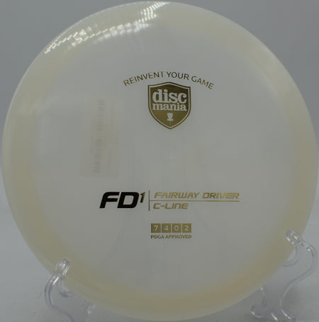 C-Line FD2 released on a flat forehand line at Sequoyah Park Disc Golf Course in Knoxville, Tennessee

