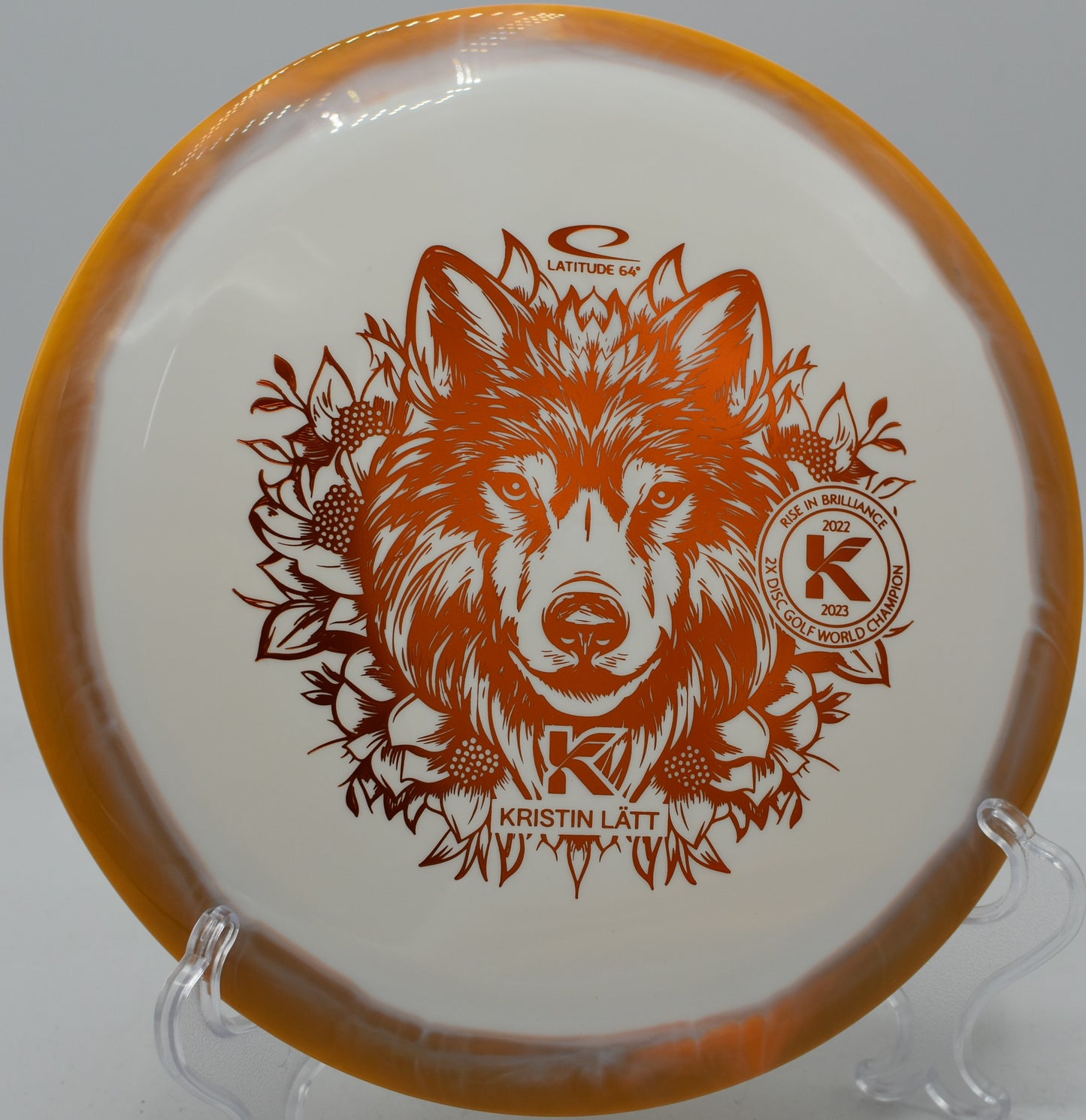 Grand Orbit Grace gliding down a hilltop launch at IDGC’s WR Jackson Course in Appling, Georgia

