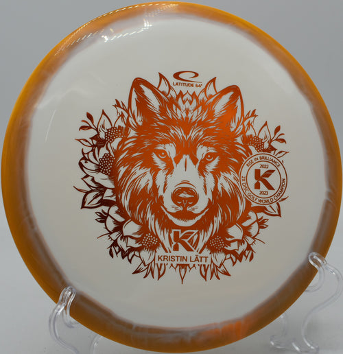 Grand Orbit Grace gliding down a hilltop launch at IDGC’s WR Jackson Course in Appling, Georgia

