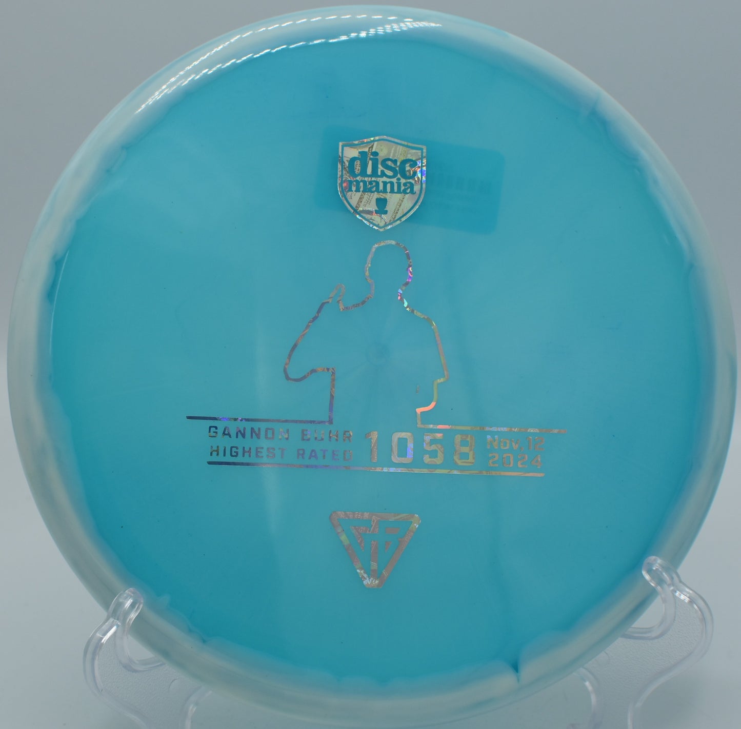 Discmania Gannon Buhr Color Glow Horizon C-Line P3x – a wind-resistant, beaded putter with a consistent fade, available now in Austin, Texas.
