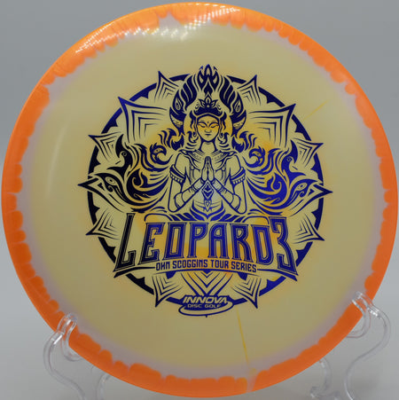 Ohn Scoggins Leopard3 soaring toward the basket on Hole 7 at Condon Park Disc Golf Course, Grass Valley, California.
