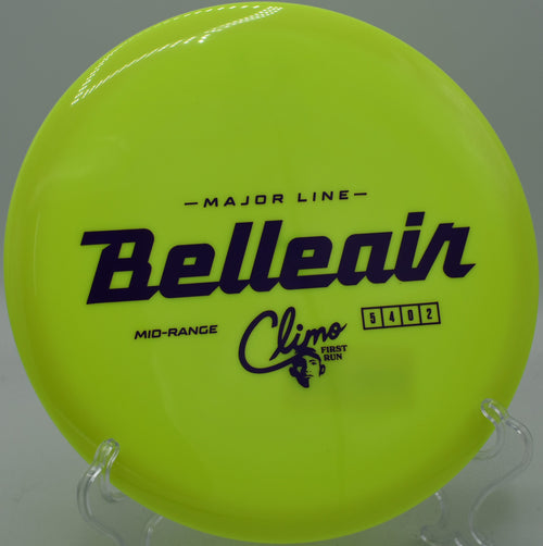 Climo Disc Belleair ripping clean on a long straight drive at Camp Sekani in Spokane, Washington.

