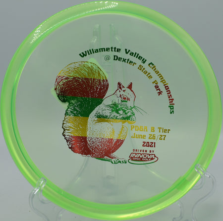 Innova Champion Mako3 staying on target in Wichita, Kansas—designed for effortless accuracy and minimal ground action.
