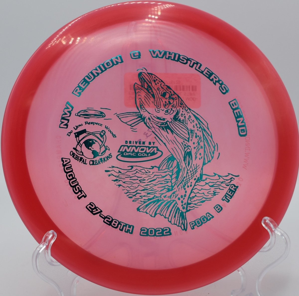 Innova Champion Leopard driver shaping a precise fairway line at Zilker Park Disc Golf Course in Austin, Texas