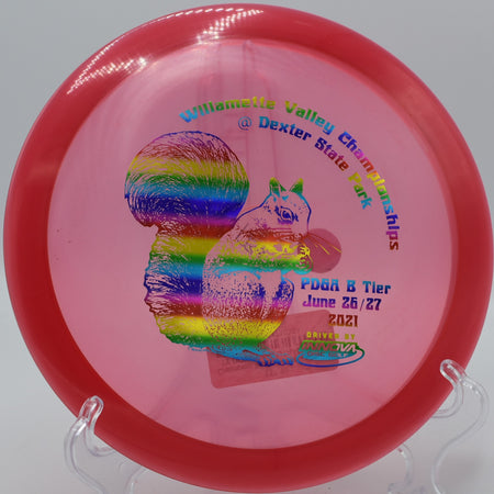 Innova Champion TeeBird floating smoothly through a crosswind on Hole 7 at North Boundary Disc Golf Course, Cranberry Township, Pennsylvania.






