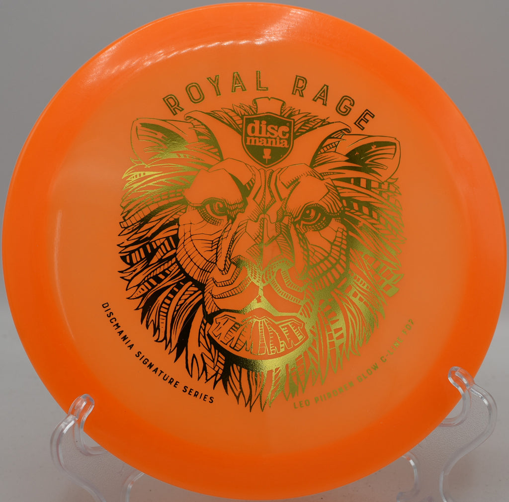 Royal Rage FD2 threading a technical fairway gap at Sabattus DGC in Maine.

