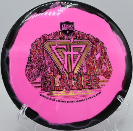 Glacier triple stamp midrange launched into light wind and staying on line.

