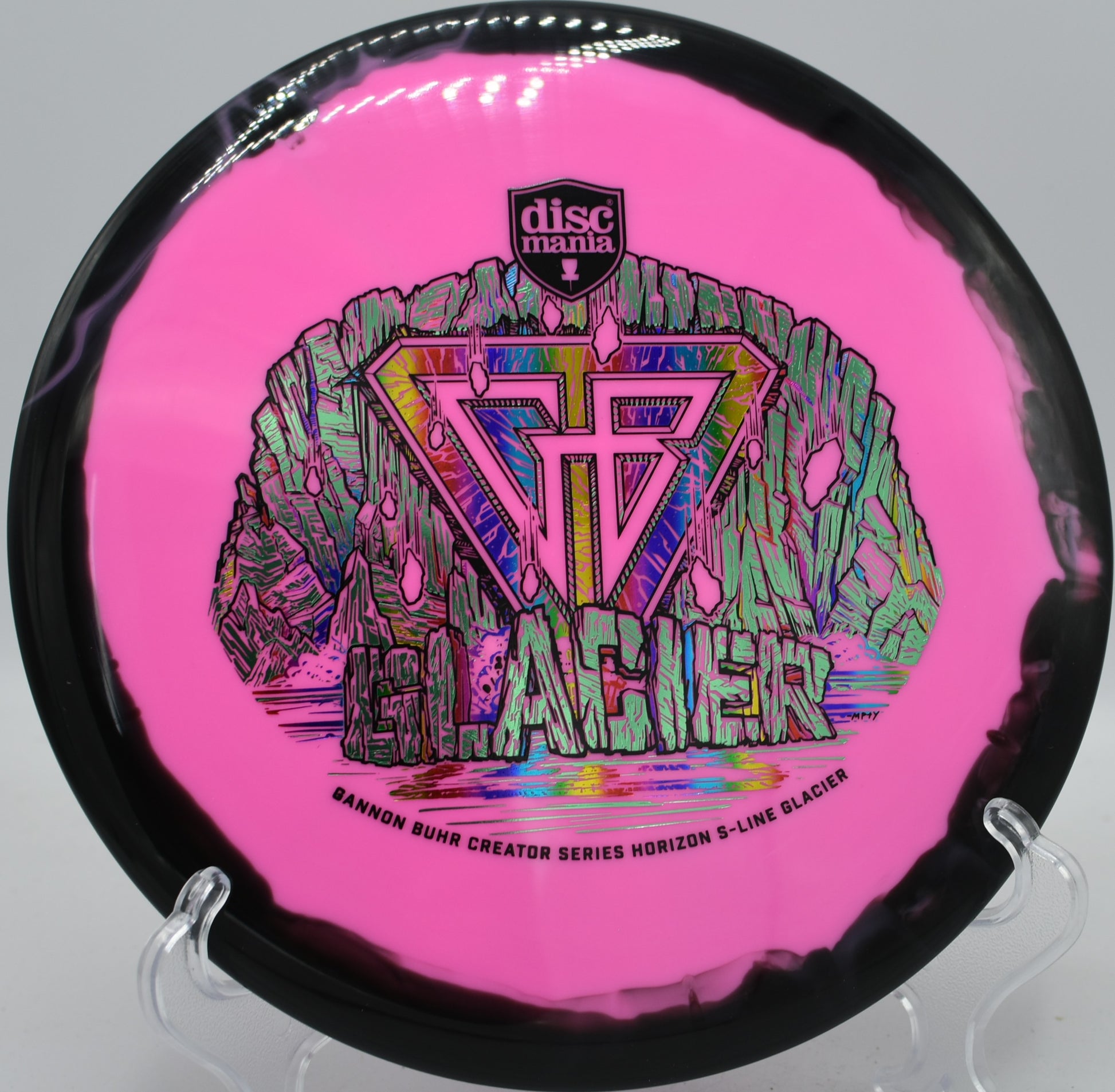 Horizon Glacier floating down the fairway under canopy cover.

