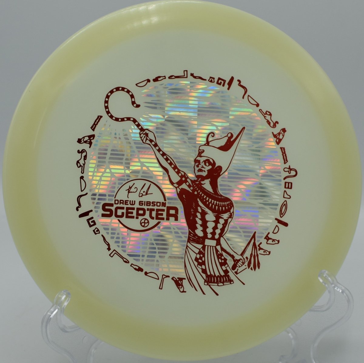 2021 Drew Gibson Glow C - line Scepter - Flexline Discs - 06952011195997