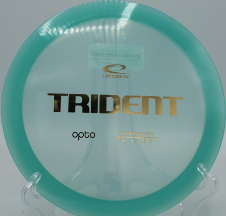 Latitude 64 Opto Trident launching flat with reliable fade at Veterans Park in Arlington, Texas.

