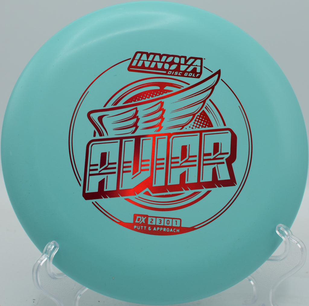 Innova’s DX Aviar floats dead straight with no fade at Milo McIver’s East Course in Estacada, Oregon.

