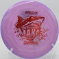 Innova Kona Montgomery Star Mako3 gliding through a wooded fairway on Hole 10 at Harmon Hills Disc Golf Course, Fall Branch, Tennessee.
