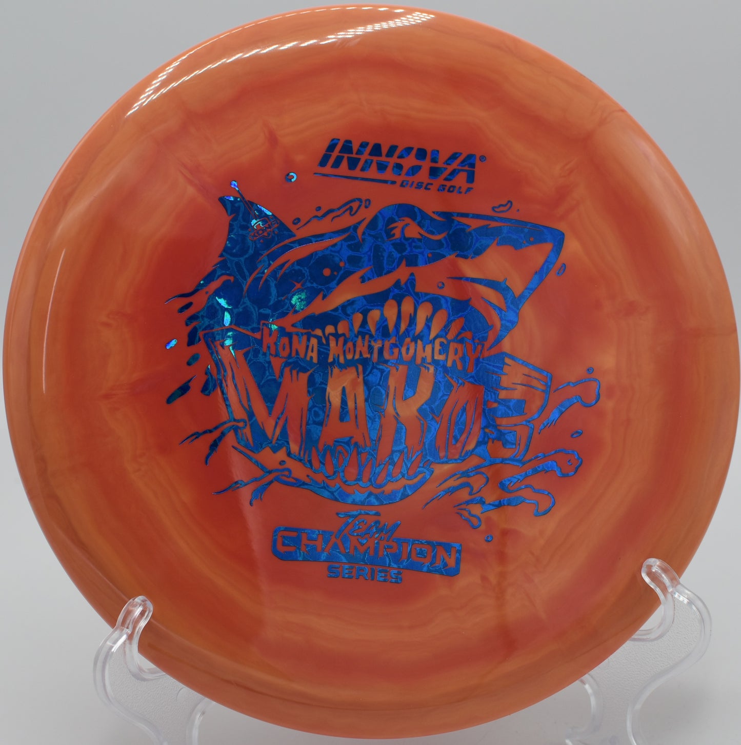 Innova Kona Montgomery Star Mako3 floating smoothly on Hole 9 at Riverbend Disc Golf Course, North Little Rock, Arkansas.
