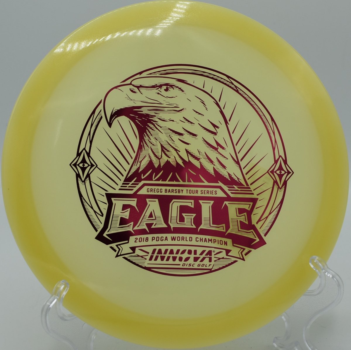 Gregg Barsby Proto Glow Champion Eagle (2025 TS) - Flexline Discs - 64032582415965