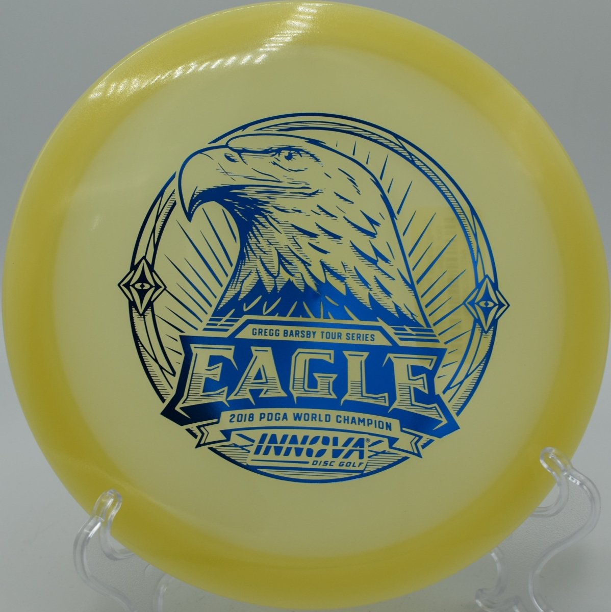 Gregg Barsby Proto Glow Champion Eagle (2025 TS) - Flexline Discs - 64032582600093