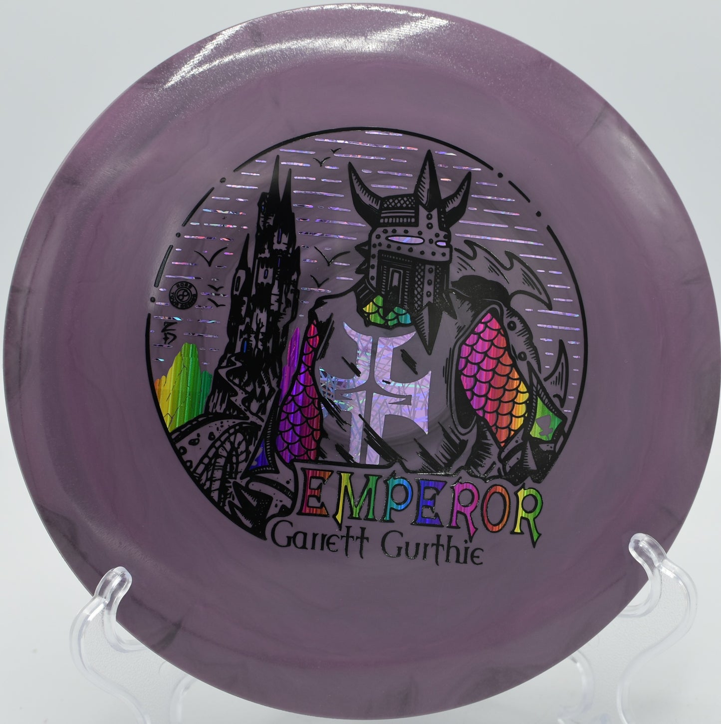 S-Blend Emperor handling a tailwind with ease on Hole 10 at Rolling Pines Disc Golf Course, Wilkesboro, North Carolina.
