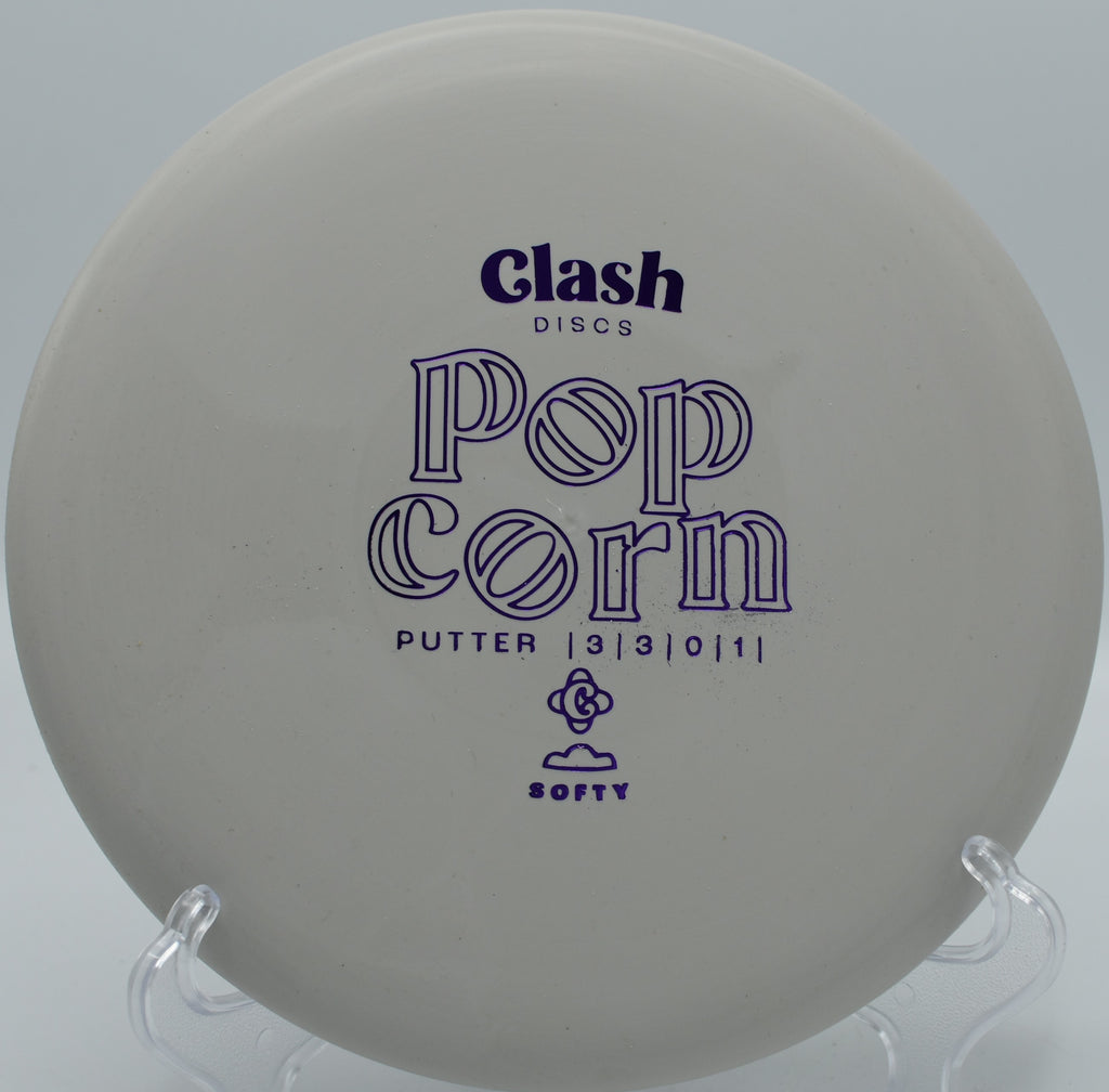 Clash Discs Popcorn settling softly under the chains on Hole 9 at Spindler Park Disc Golf Course, Eastpointe, Michigan.
