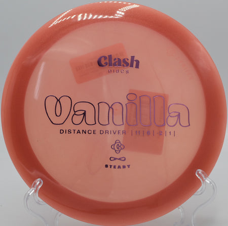 Steady Vanilla flipping up to flat on Hole 9 at Trophy Club Disc Golf Course, Trophy Club, Texas.
