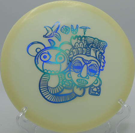 Glow C-Blend Anubis fading gently on Hole 5 at The Bear Disc Golf Course, Hickory, North Carolina.
