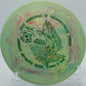 Innova XT Galactic Polecat settling softly on the green on Hole 3 at Cedar Hill Disc Golf Course, Nashville, Tennessee.
