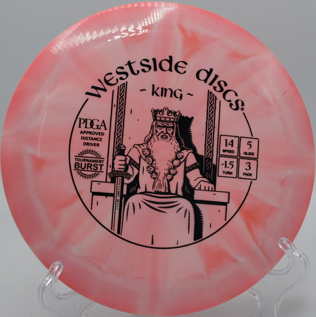 Westside Discs King flipping up to flat on Hole 5 at Panther Creek Disc Golf Course, Springfield, Illinois.
