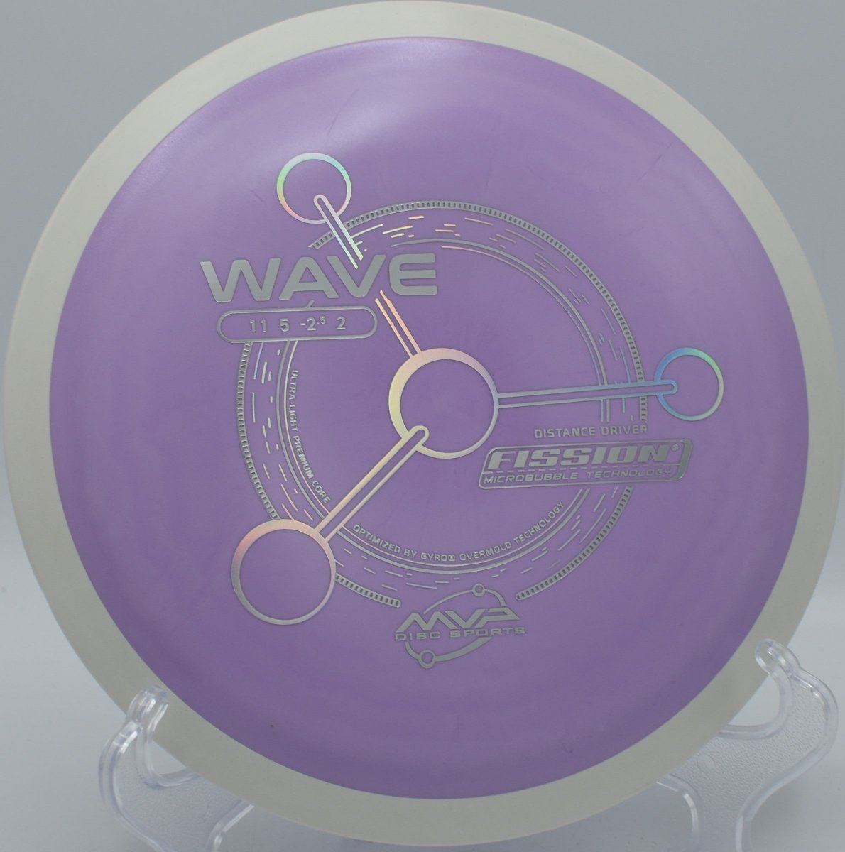 MVP Fission Wave high-glide backhand drive at Blue Ribbon Pines Disc Golf Course in East Bethel, Minnesota