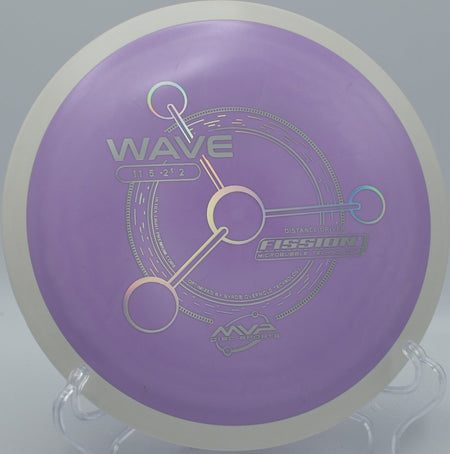MVP Fission Wave high-glide backhand drive at Blue Ribbon Pines Disc Golf Course in East Bethel, Minnesota