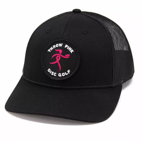 THROW PINK RIBBON GIRL PATCH HAT
