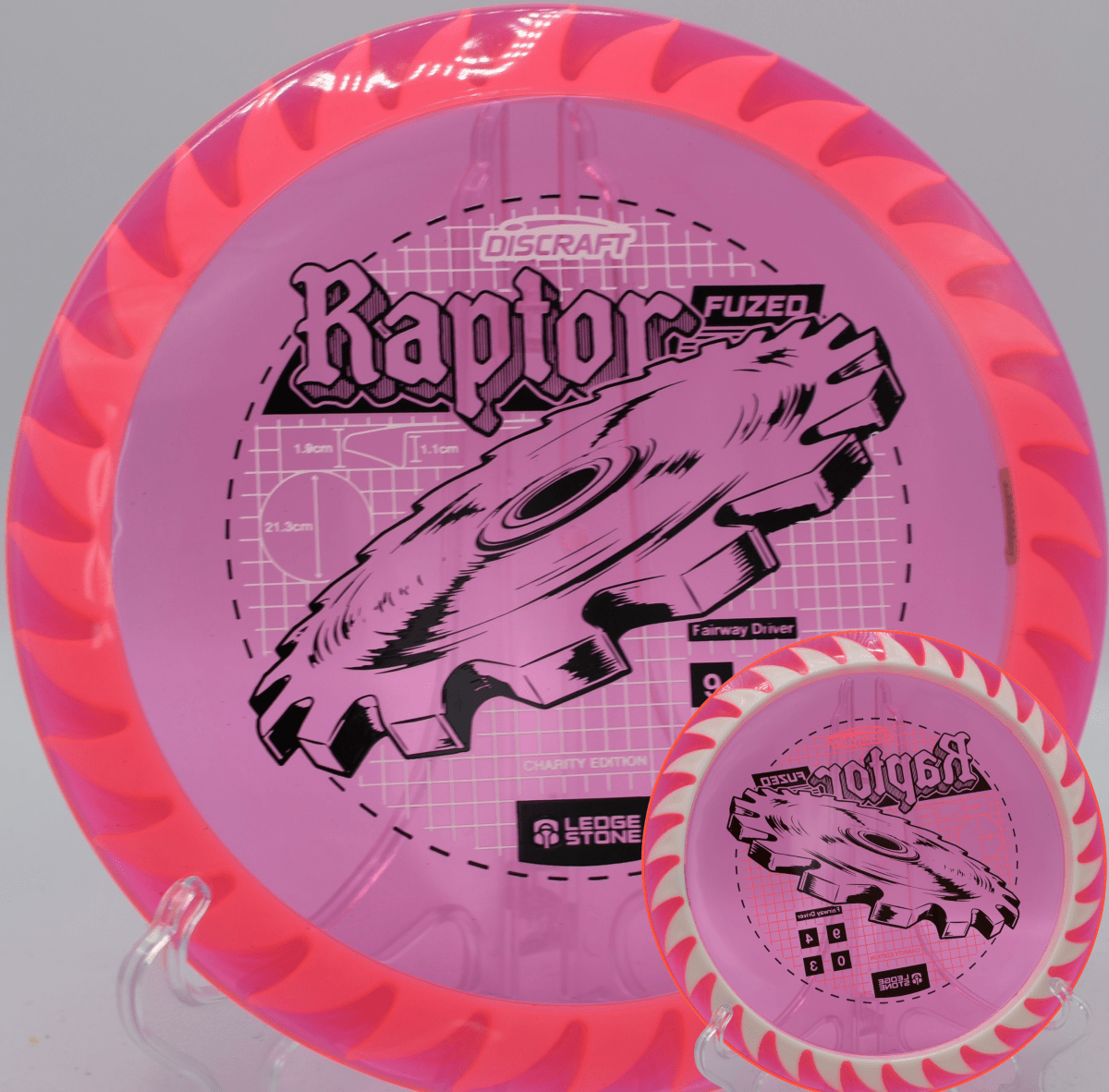 Fuzed-Jawbreaker Z Flx Raptor w/ Solid ESP Rim (Ledgstone 2026)