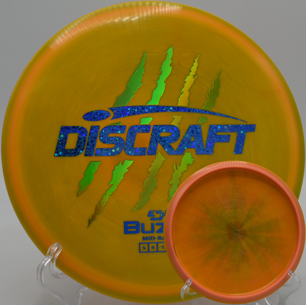 Discraft 4 Claw Buzzz launched down a tunnel fairway at Brandywine Creek State Park in Wilmington, Delaware.